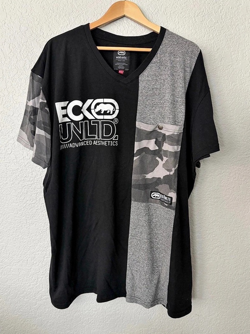 Ecko Unltd. Men's Camo Graphic Tee Size 5XL short sleeve shirt